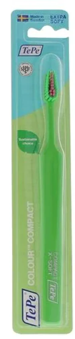 Brosse à dents Colour Compact ultra souple TePe - une brosse à dents