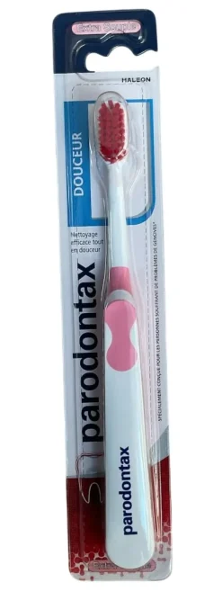 Brosse à dents douceur extra souple Parodontax - une brosse à dents