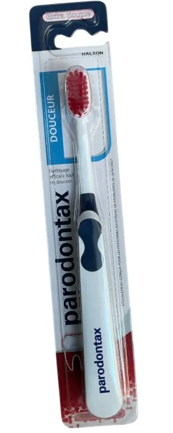 Brosse à dents douceur extra souple Parodontax - une brosse à dents