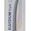 Brosse à dents en plastique recyclé médium Elgydium - une brosse à dents