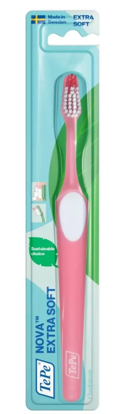 Brosse à dents extra souple Nova TePe - 1 brosse à dents