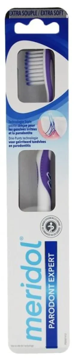 Brosse à dents extra souple Parodont expert Meridol