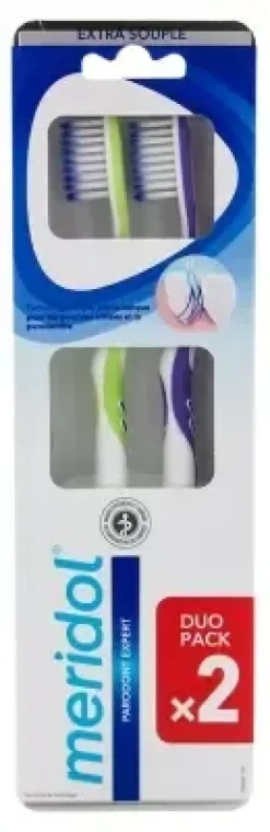 Brosse à dents extra souple Parodont expert Meridol