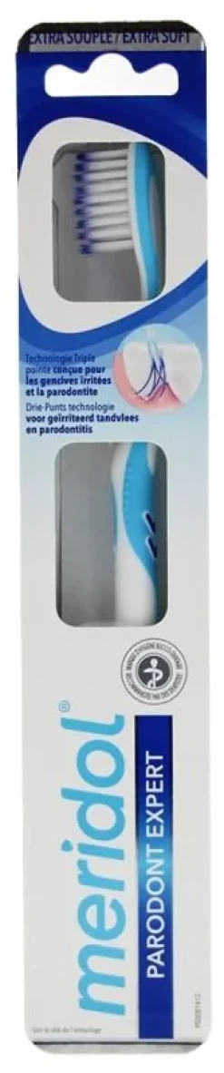 Brosse à dents extra souple Parodont expert Meridol