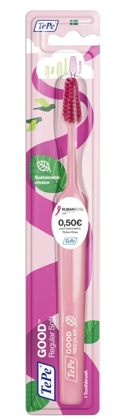 Brosse à dents Good Ruban Rose TePe - 1 brosse à dents