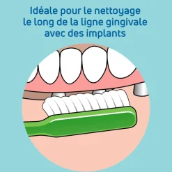 Brosse à dents implant orthodontie TePe - une brosse à dents