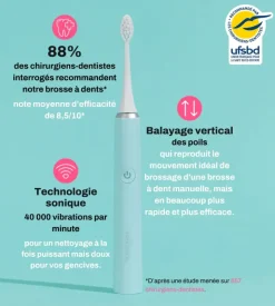 Brosse à dents électrique bleue foncée MyVariations – une
