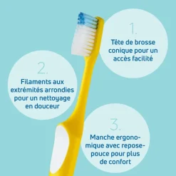 Brosse à dents Nova extra medium TePe - 3 brosses à dents