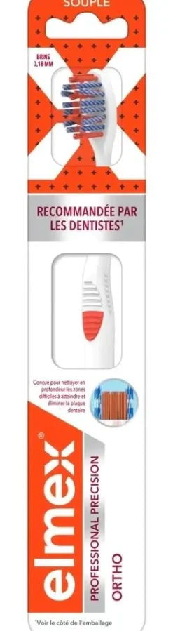 Brosse à dents Ortho souple Elmex - 1 brosse à dents