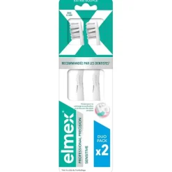 Brosse à dents professional precision sensitive extra souple Elmex - lot de 2 brosses à dents