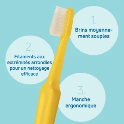 Brosse à dents select medium TePe - 1 brosse à dents