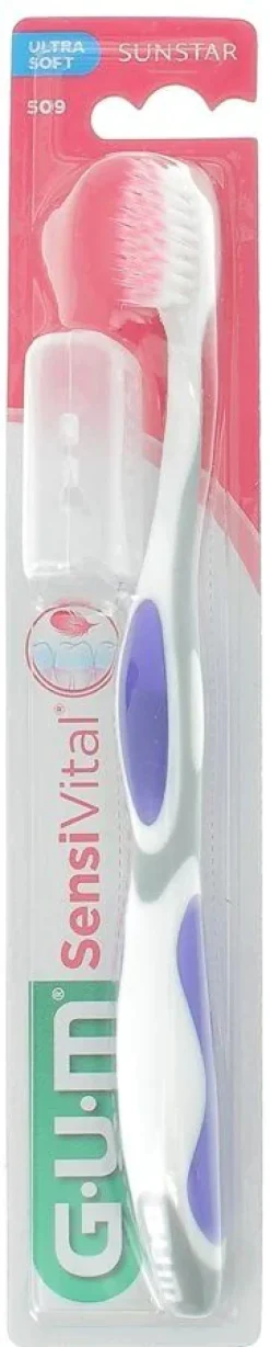 Brosse à dents Sensivital sunstar ultra souple Gum - une brosse à dents