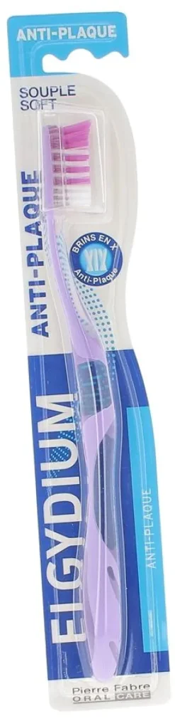 Brosse à dents Souple Anti-Plaque Elgydium - 1 brosse à dents