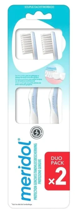 Brosse à dents souple duo-pack Meridol - 2 brosses à dents