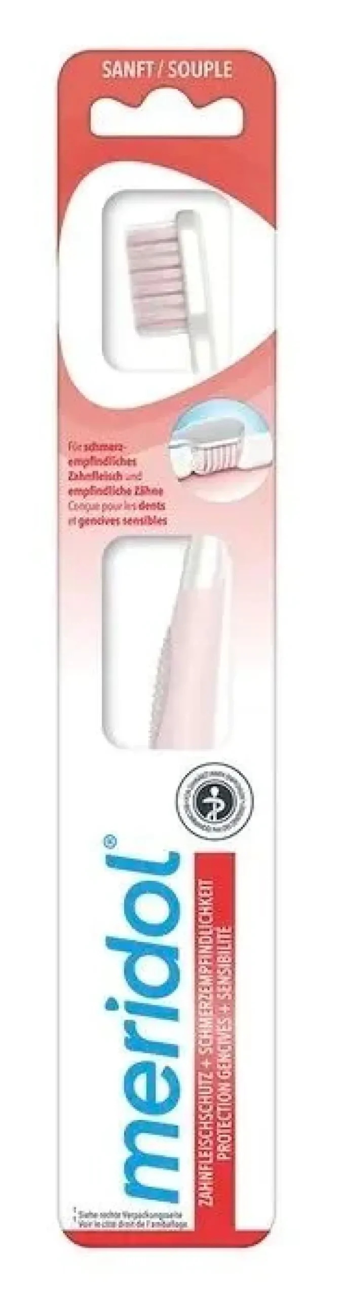 Brosse à dents souple Meridol - une brosse à dents