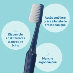 Brosse à dents souple TePe - une brosse à dents