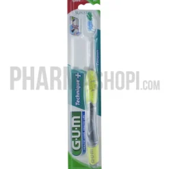Brosse à dents technique + compact souple Gum - 1 brosse à dents