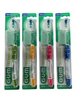 Brosse à dents Technique+ medium GUM - une brosse à dents