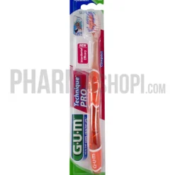 Brosse à dents technique Pro compact medium Gum - 1 brosse à dents