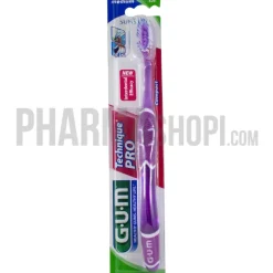 Brosse à dents technique Pro compact medium Gum - 1 brosse à dents