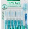Brossette interdentaire antibactérienne Trav-ler 1.6mm Gum - 6 brossettes