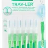 Brossette interdentaire antibactérienne Trav-ler 1.1 mm Gum - 6 brossettes