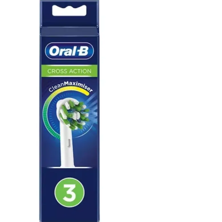 Brossettes Cross Action Oral-B - 3 brossettes
