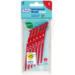 Brossettes interdentaires angle taille 5 (0,8mm) TePe - 6 brossettes