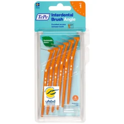 Brossettes interdentaires angle taille 5 (0,8mm) TePe - 6 brossettes