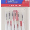 Brossettes interdentaires cylindrique phb plus Crinex - 6 brossettes