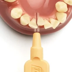 Brossettes interdentaires extra souples orange pastel taille 1 (0.45mm) TePe - 6 brossettes