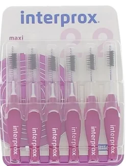 Brossettes interdentaires Interprox maxi premium 2.2mm violet Crinex - 6 brossettes interdentaires