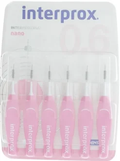 Brossettes interdentaires interprox nano rose Crinex - 6 brossettes