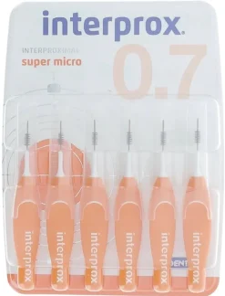 Brossettes interdentaires interprox super micro orange Crinex - 6 brossettes