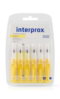 Brossettes interdentaires interprox mini jaune Crinex - 6 brossettes