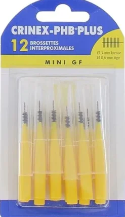 Brossettes interdentaires mini gf phb plus Crinex - 12 brossettes