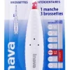 Brossettes interdentaires 1.5mm Trio Compact Inava - 1 manche et 3 brossettes