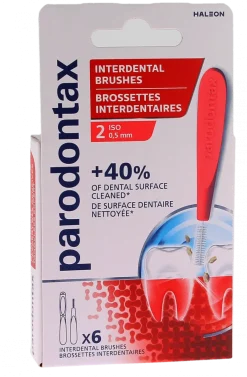 Brossettes interdentaires 0,5mm Parodontax - 6 brossettes