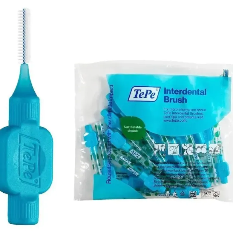 Brossettes interdentaires originales bleu taille 3 (0.6 mm) TePe