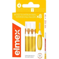 Brossettes interdentaires rose taille 0 (0,6mm) Elmex - boite de 8 brossettes