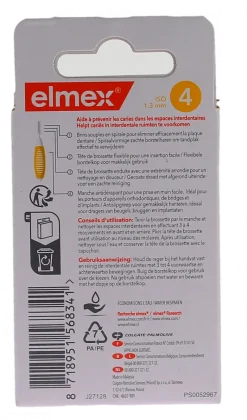 Brossettes interdentaires rose taille 0 (0,6mm) Elmex - boite de 8 brossettes