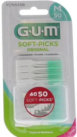 Brossettes interdentaires soft-picks jetable régular Gum - 50 brossettes