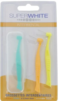 Brossettes interdentaires Superwhite - 3 brossettes