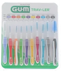Brossettes interdentaires Trav-Ler GUM - lot de 10 brossettes