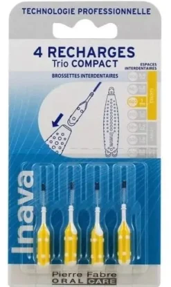 Brossettes interdentaires Trio Compact Inava - lot de 4 recharges