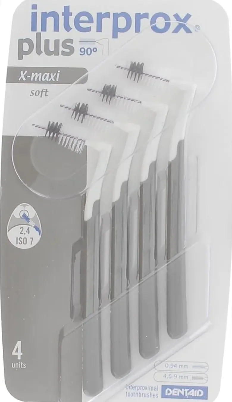 Brossettes interdentaires x-maxi soft interprox plus grise Crinex - 4 brossettes