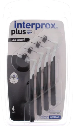 Brossettes interdentaires xx-maxi grise Interprox Plus Crinex - 4 brossettes