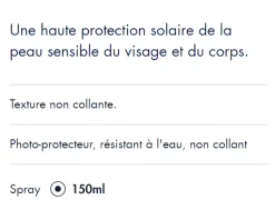 Brume satinée SPF 30 Avène - Spray de 150 ml