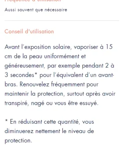 Brume satinée SPF 30 Avène - Spray de 150 ml