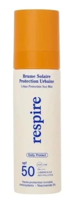 Brume solaire protection urbaine Respire SPF 50 – spray 75 ml